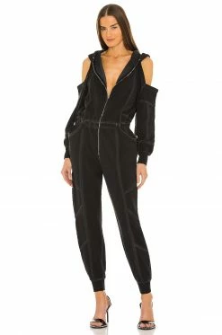 Outlet 🤩 Retrofete Seva Jumpsuit In Washed Black 👍