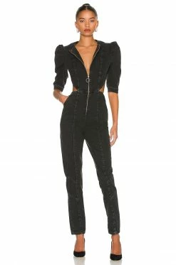 Cheap 💯 Retrofete Kiara Jumpsuit In Jet Black 👏