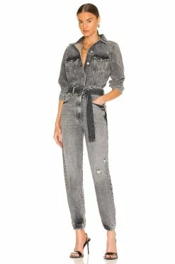 Outlet 👏 Retrofete Renee Jumpsuit In Slate Grey ✔️