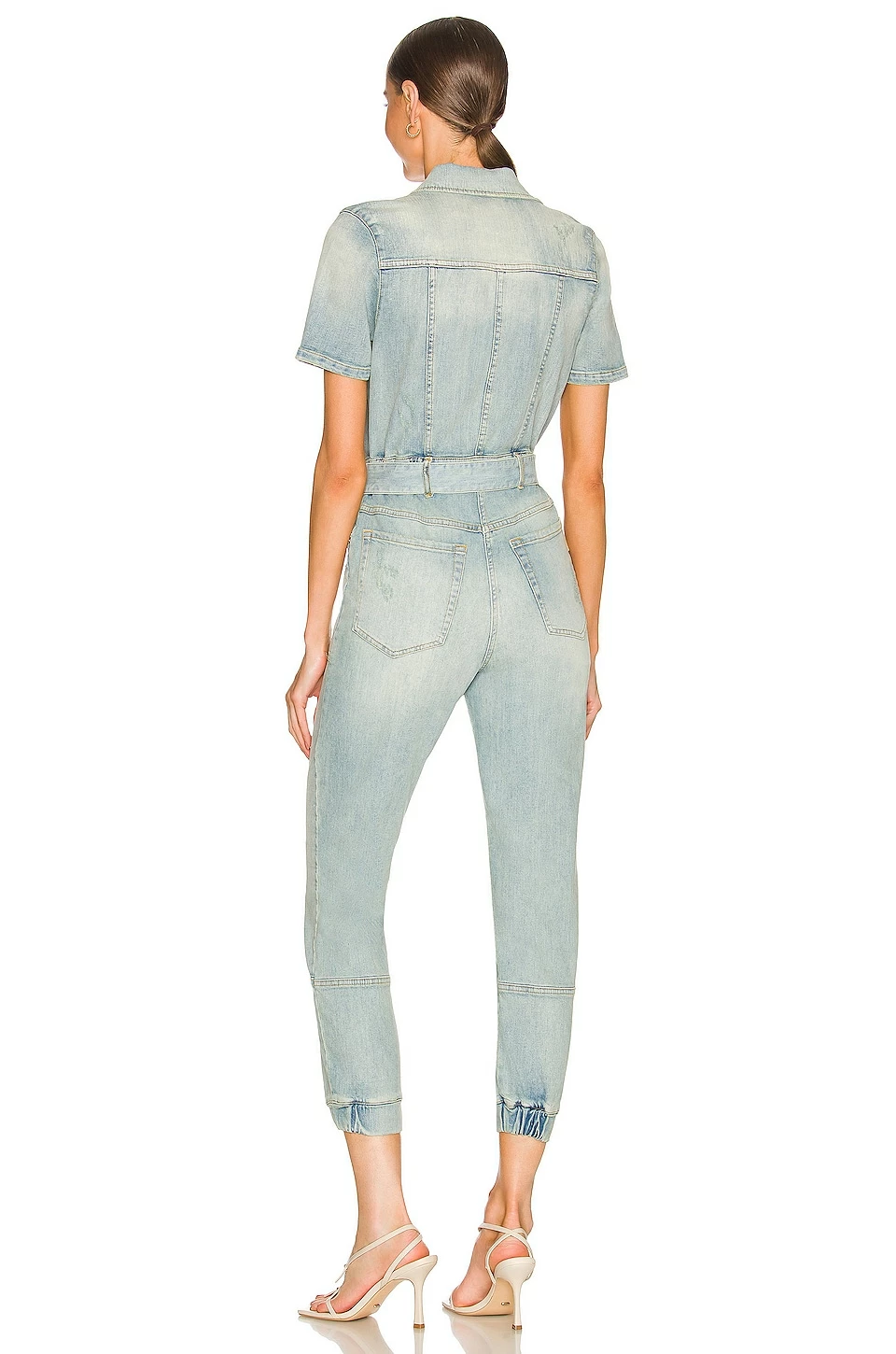 New ⭐ Retrofete Lacey Jumpsuit In Porcelain Blue 👍 3 New ⭐ Retrofete Lacey Jumpsuit In Porcelain Blue 👍 - Image 3