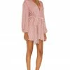 Best Pirce 😍 Retrofete Gabrielle Robe 👗 Dress In Dusty Rose 🎁 -retrofete Sales 2022 ROFR WD159 V2