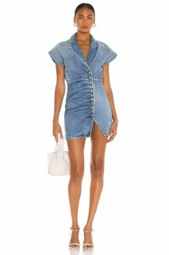 Hot Sale 👍 Retrofete Gia 👗 Dress In Blue Jay 👏