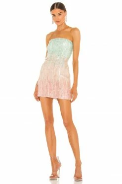 Hot Sale 🌟 Retrofete Anastasia Mini 👗 Dress In Feather 👏