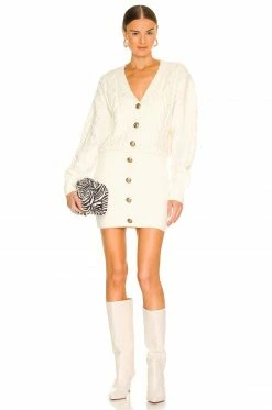 Discount ✔️ Retrofete Tala 👗 Dress In Pearl White 🎁