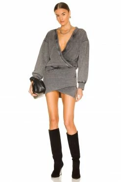 Budget ๐งจ Retrofete Nash ๐ Dress In Gray Acid ๐