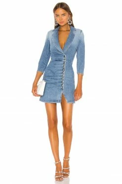 Brand new 💯 Retrofete Willa 👗 Dress In Light Blue Stone ⭐