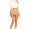 Brand new ⭐ Retrofete X REVOLVE Tessa Shorts In Camel 😍 -retrofete Sales 2022 ROFR WF1 V4