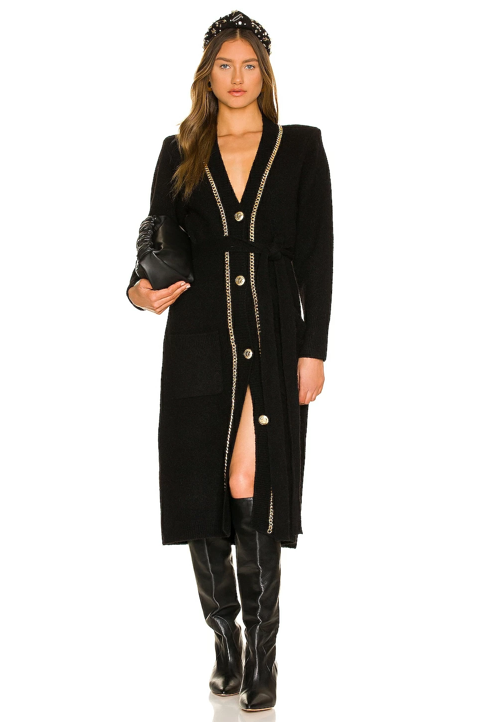 Buy ๐ฅฐ Retrofete Apollo Cardigan In Black ๐ 1 Buy ๐ฅฐ Retrofete Apollo Cardigan In Black ๐