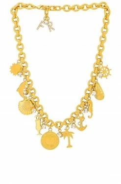 Discount ⭐ Retrofete Neri Necklace In Gold Luxe 😍