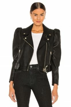 Flash Sale 🎉 Retrofete Tai Leather Jacket In Black 😉