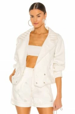 Best Pirce 🥰 Retrofete Lapel Jacket In White 🔥