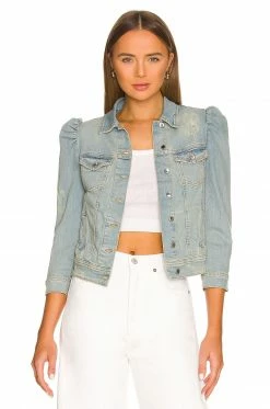 Discount 🛒 Retrofete Ada Jacket In Porcelain Blue 🎁