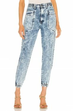 Flash Sale ⭐ Retrofete Myla Pant In Light Blue Acid 👍