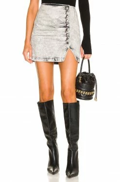 Top 10 ❤️ Retrofete Willa 👗 Skirt In Light Acid Grey ✔️