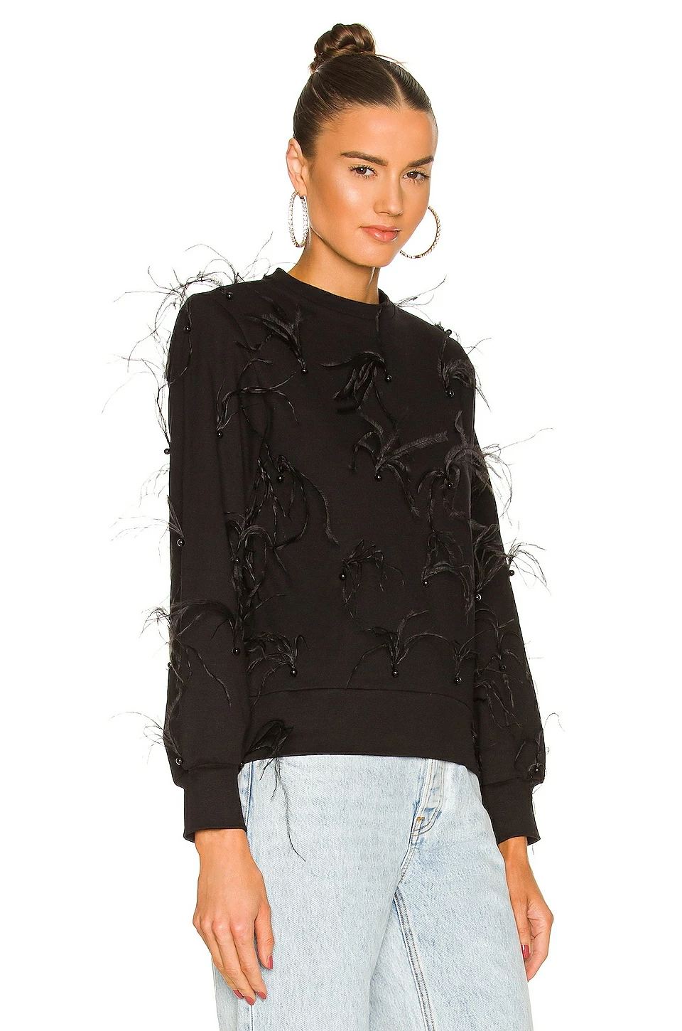 Budget 🥰 Retrofete Venuss Top In Black Feather 😍 2 Budget 🥰 Retrofete Venuss Top In Black Feather 😍 - Image 2