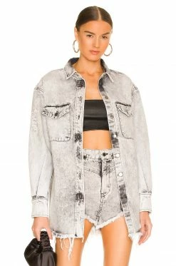 Outlet ⌛ Retrofete X REVOLVE Doreen 👕 Shirt In Light Acid Grey 🤩