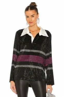 Flash Sale ⭐ Retrofete Joie Top In Pink & Black 👍